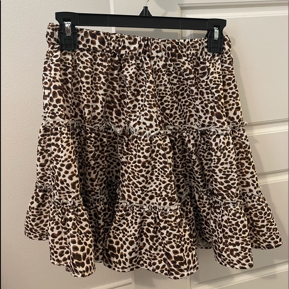 Cheetah Print Skirt